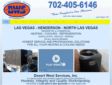 Tablet Screenshot of desertwestservices.com